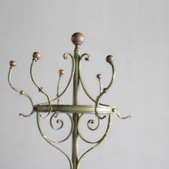 Early 20th Century Wrought Iron Hat and Coat Stand
