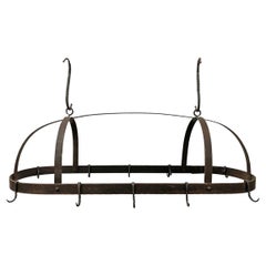 Early 20th Century Wrought Iron Pot Rack