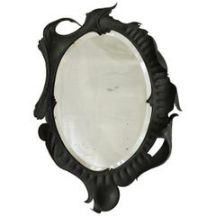 Early 20th Century Wrought Iron Wall Mirror