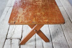 Early 20th Century X-Frame Tavern Table