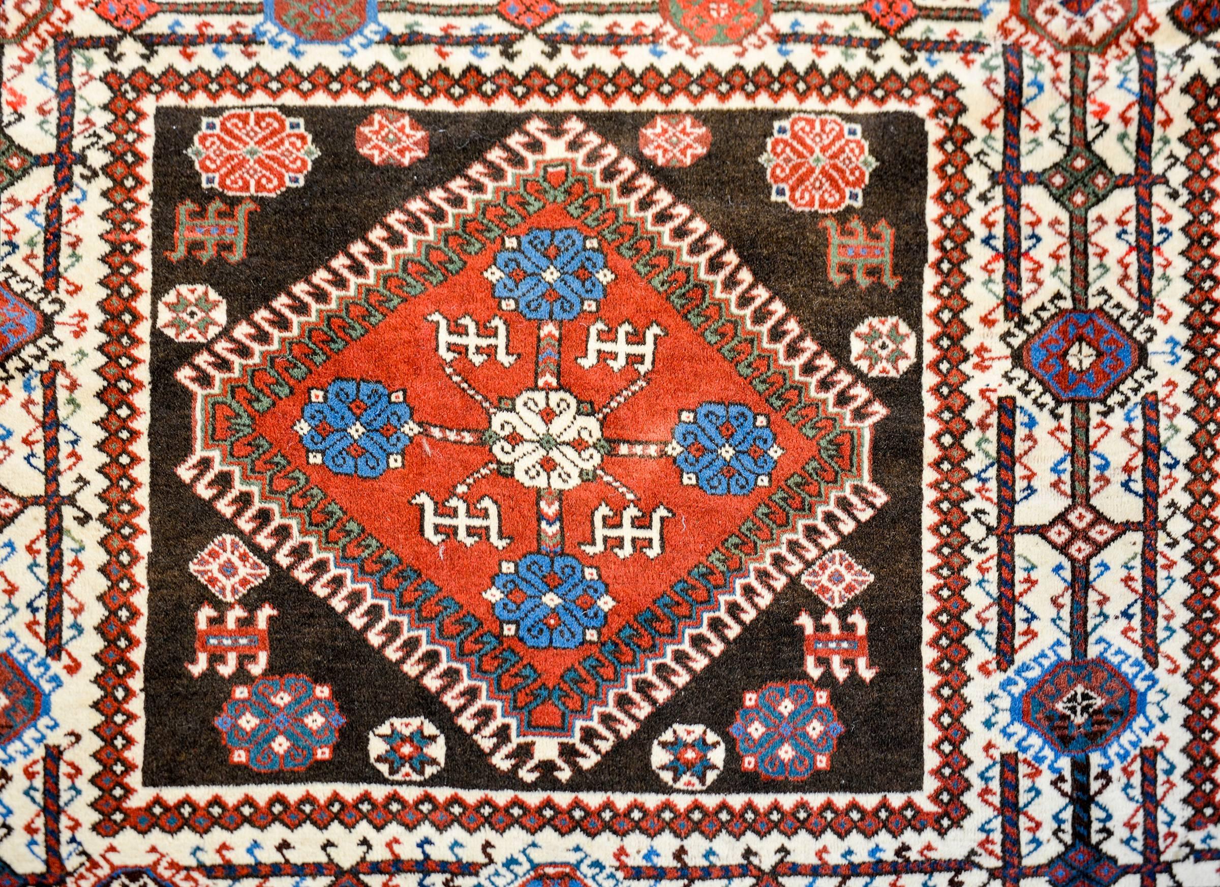 Persian Early 20th Century Yalameh Rug