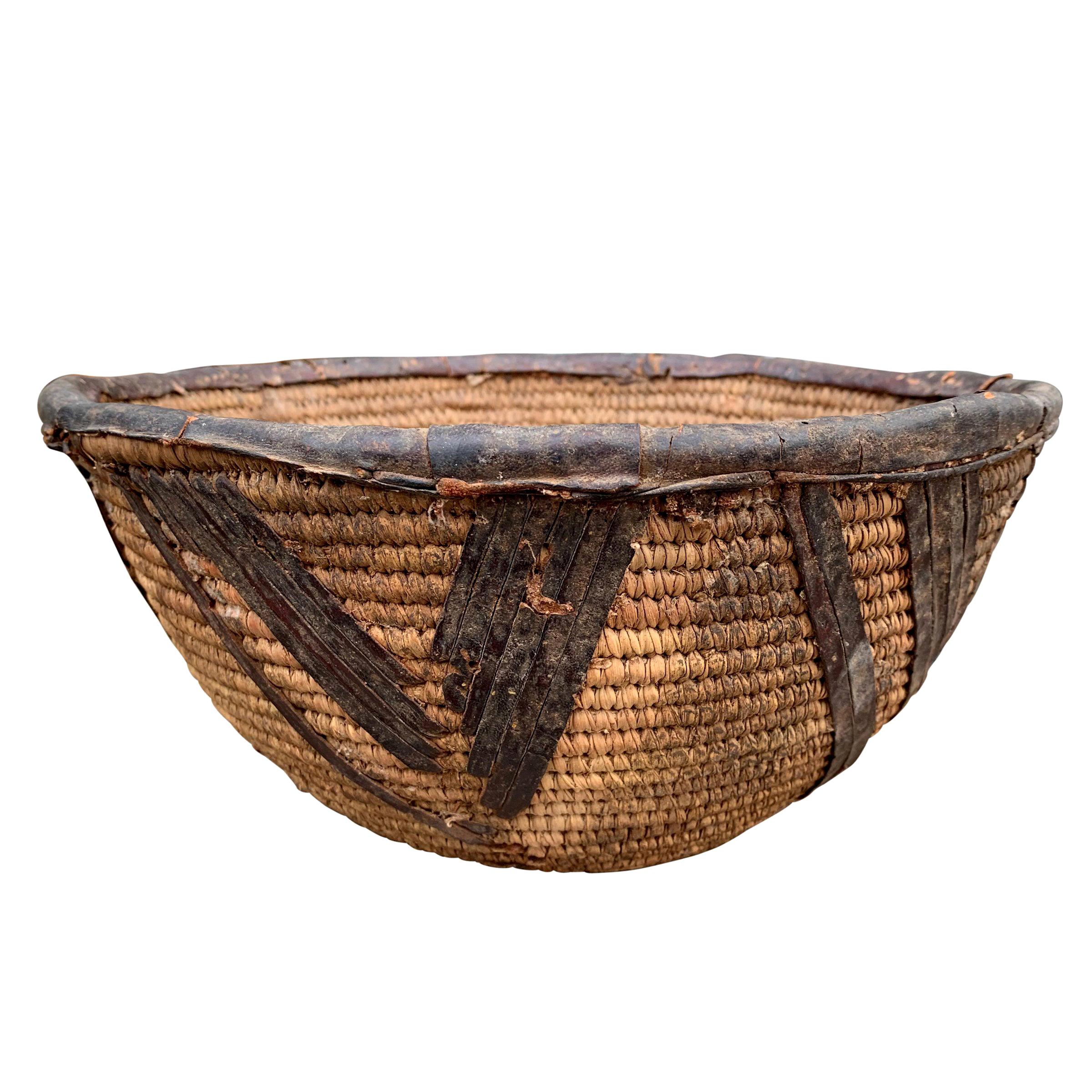 Early 20th Century Yoruba Basket