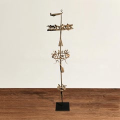 Early 20th Century Yoruba Herbalist Staff 'Osanyin'