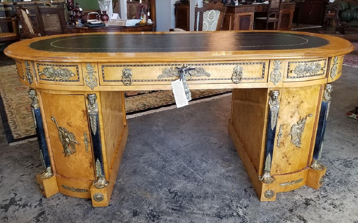 Early 20th Centuy French Neo Classical Revival Style Partners Desk 3