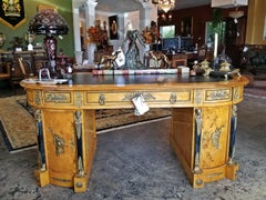 Early 20th Centuy French Neo Classical Revival Style Partners Desk