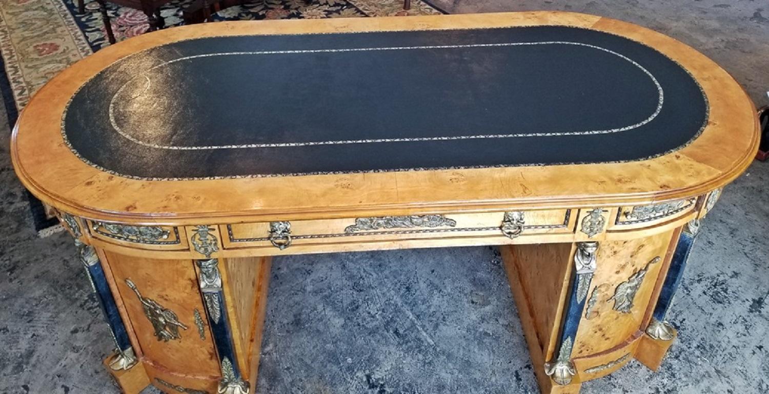 Early 20th Centuy French Neo Classical Revival Style Partners Desk 1