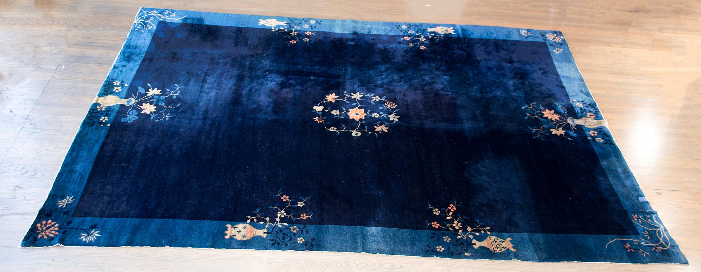 Early 20th Chinese Peking Rug For Sale 6