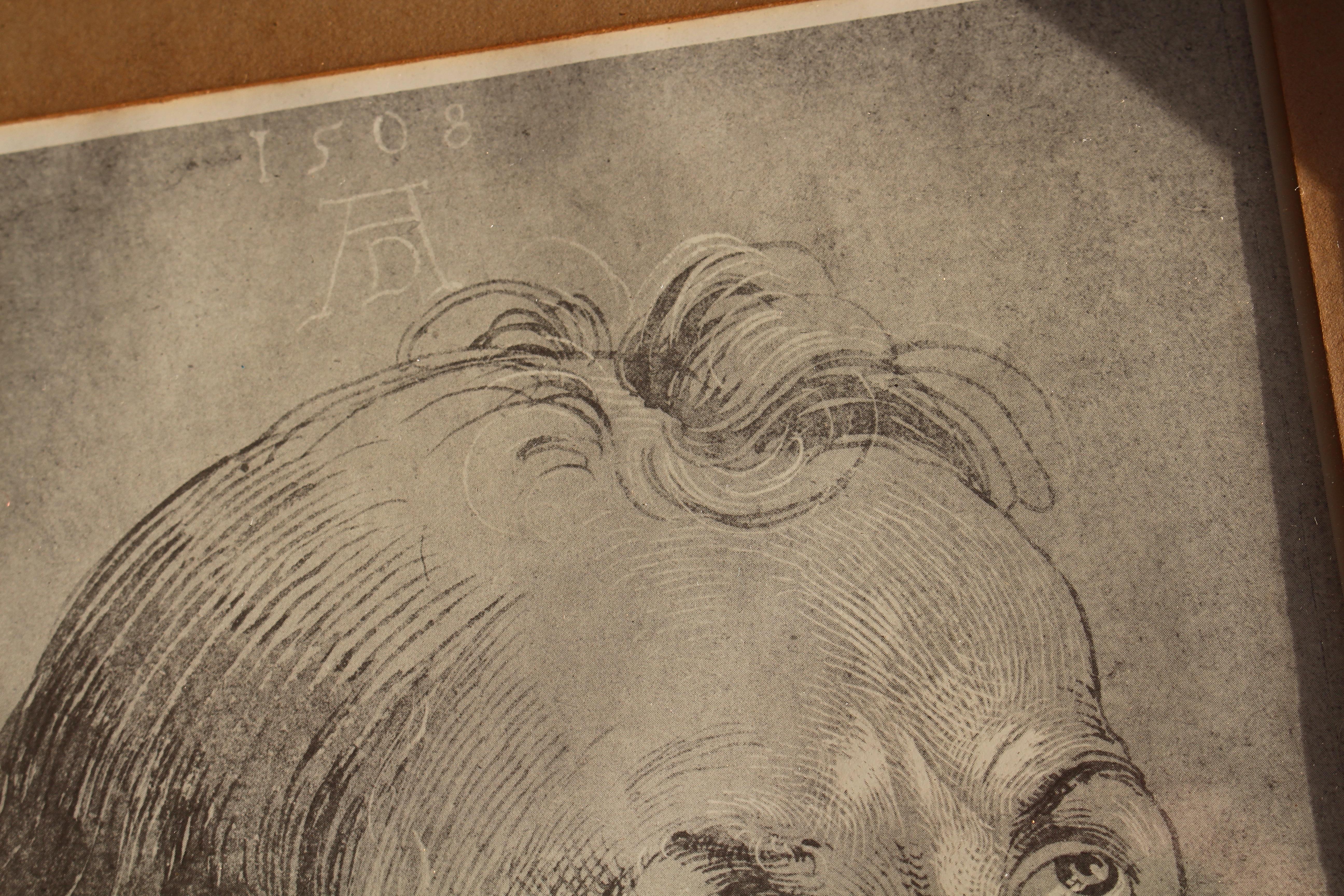 Early 20th Collection of Four Silver Gilt Framed Da Vinci Portrait Prints For Sale 2