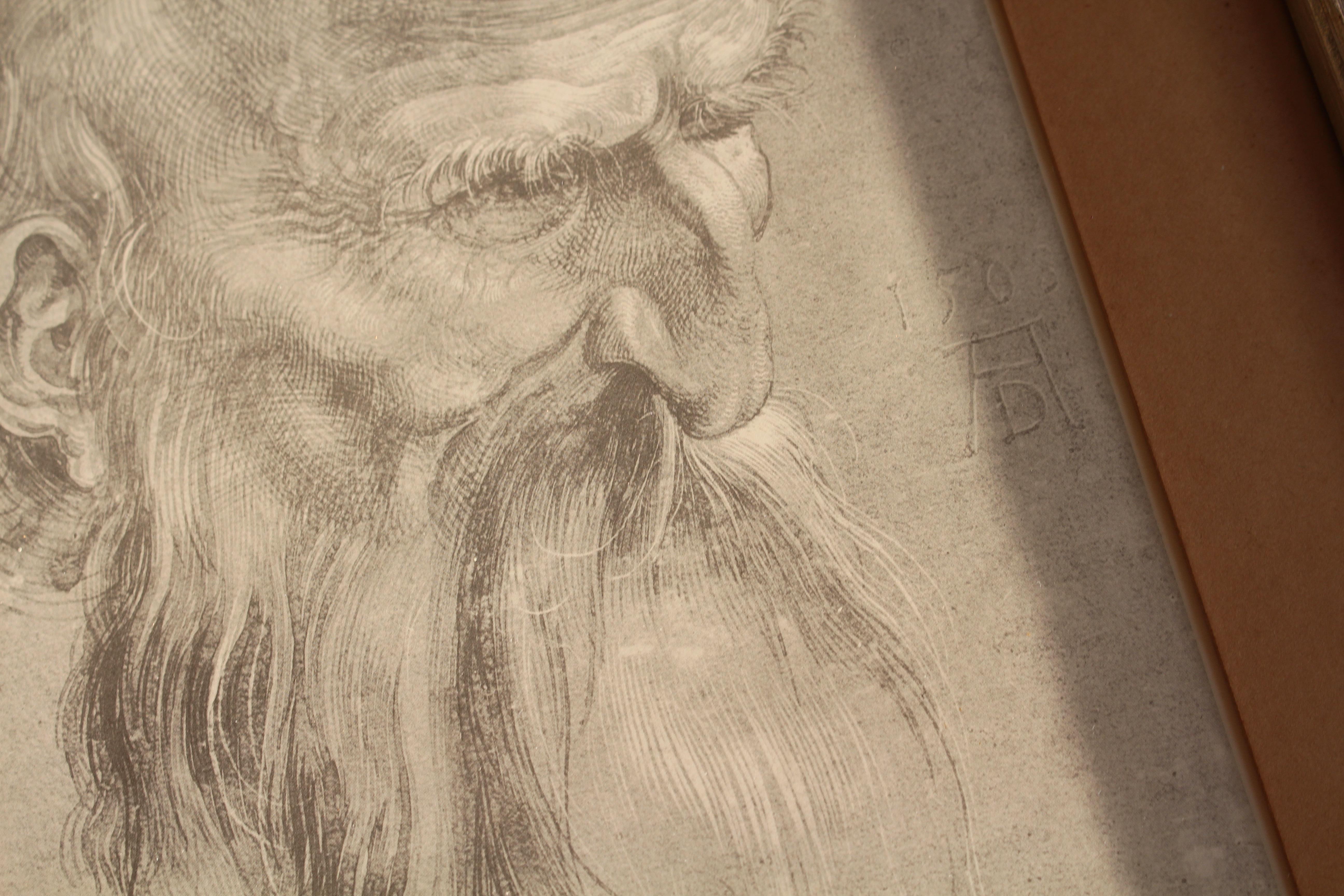 Early 20th Collection of Four Silver Gilt Framed Da Vinci Portrait Prints For Sale 3