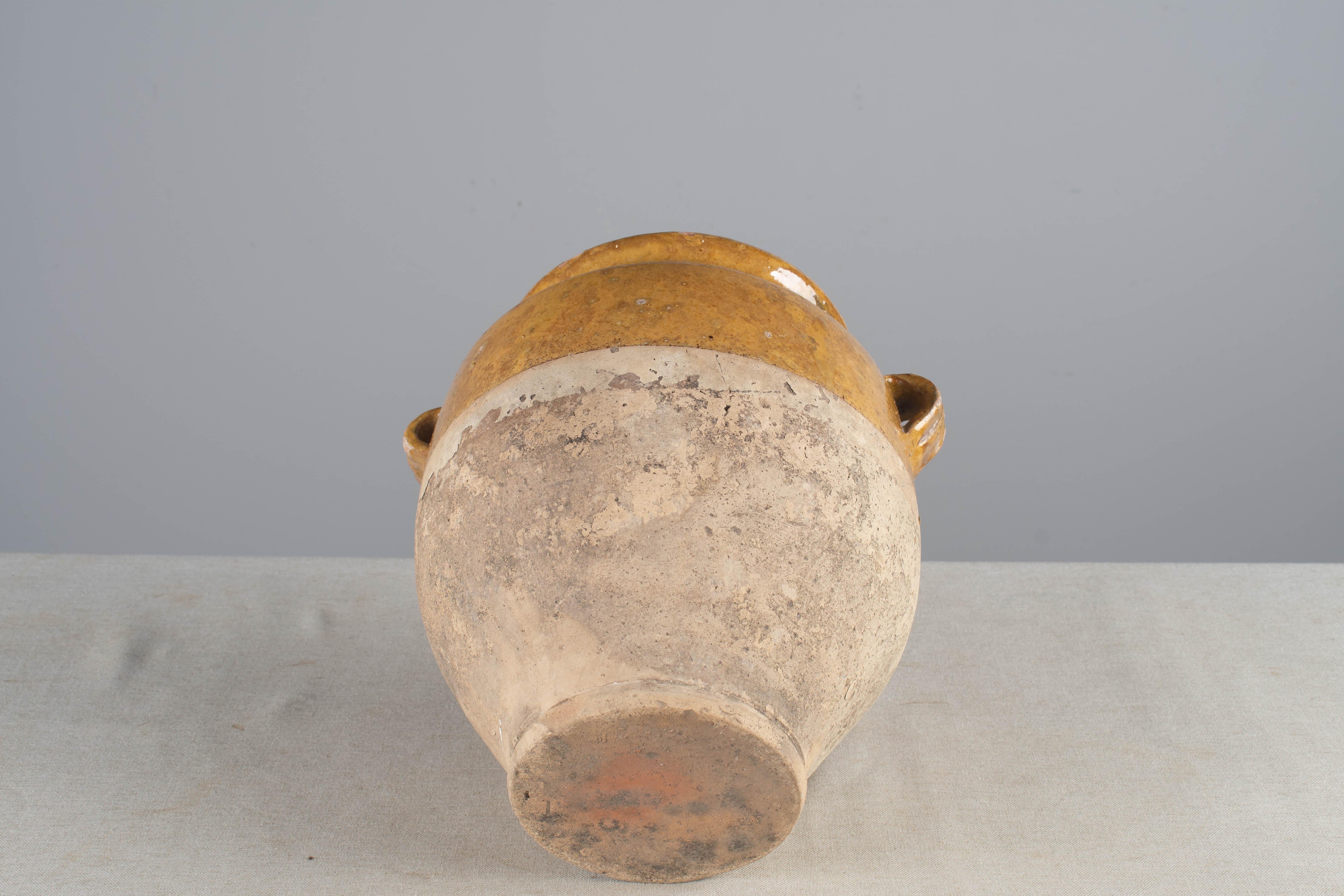Early 20th French Terracotta Vase or Pot à Confit 11