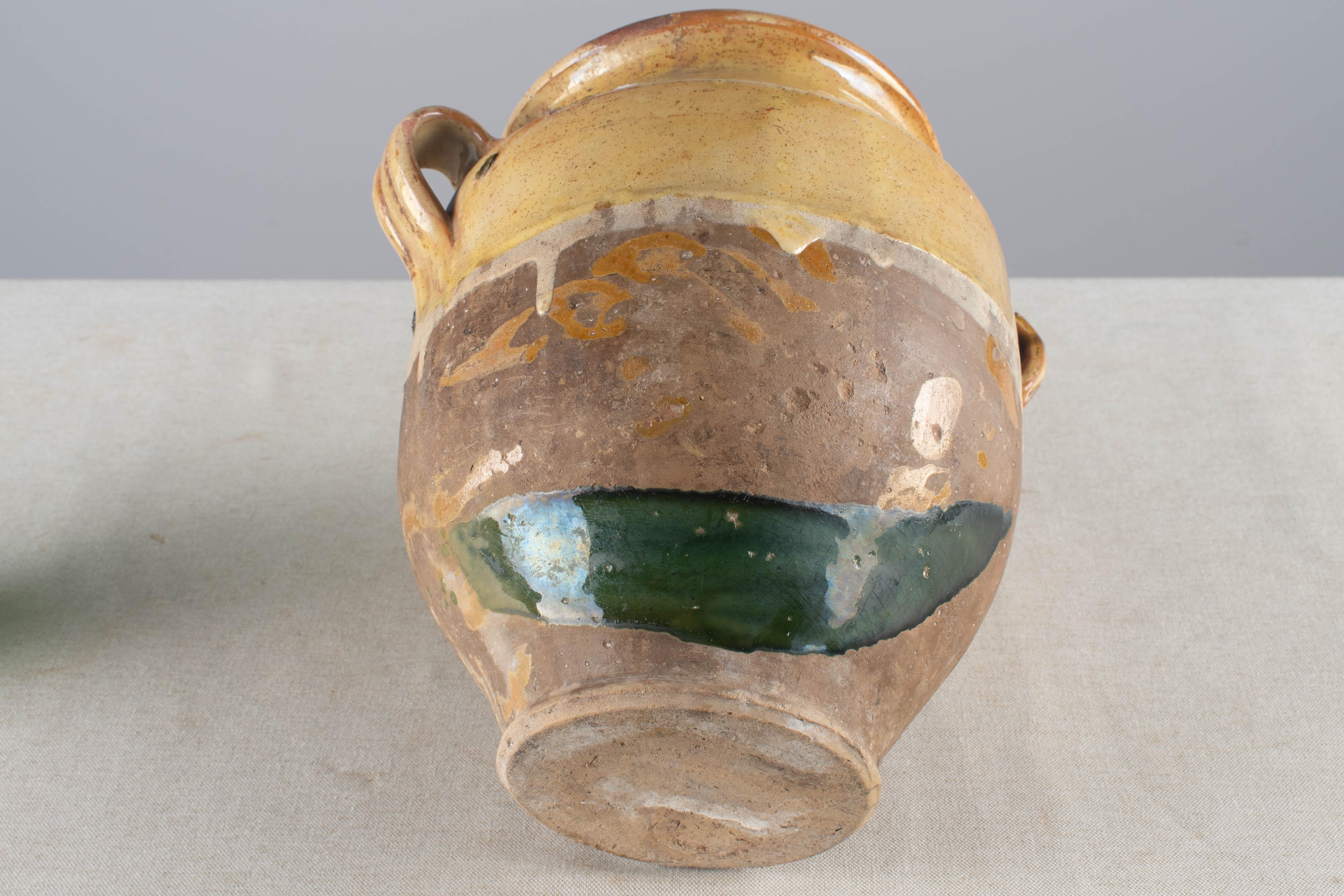 20ième siècle Vase ou Pot à Confit en terre cuite français du début du 20e siècle en vente