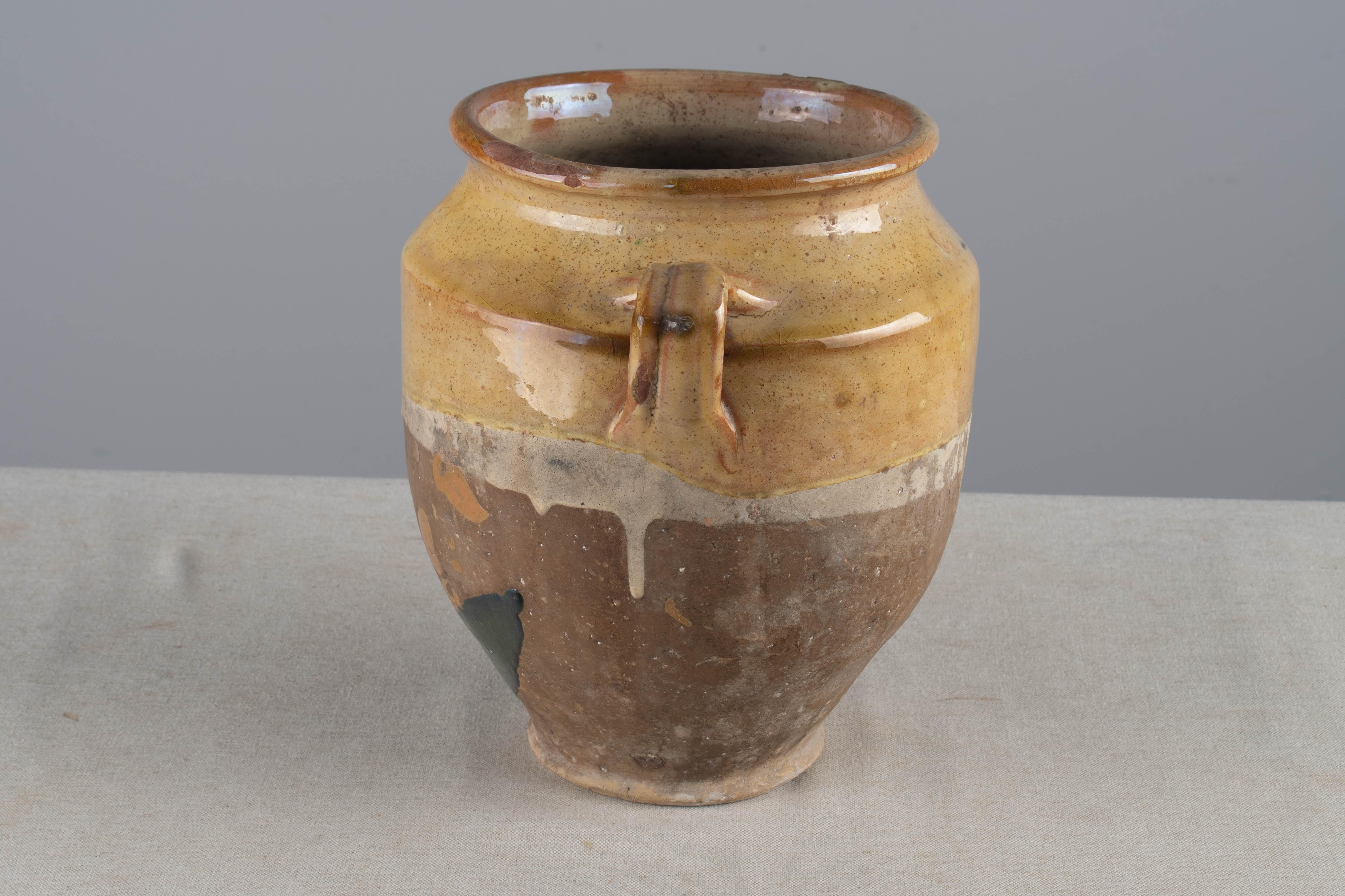 Vase ou Pot à Confit en terre cuite français du début du 20e siècle en vente 1