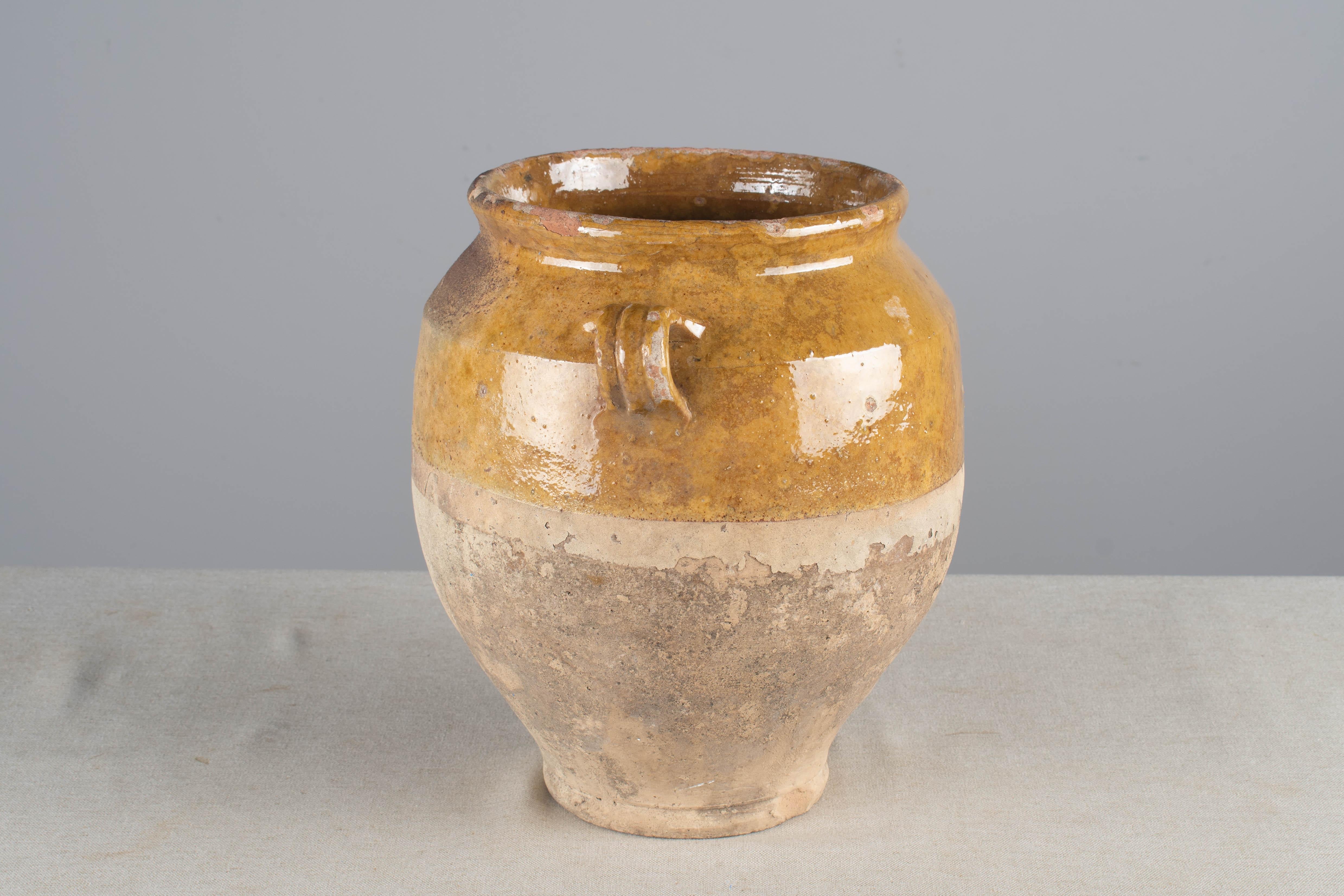 Early 20th French Terracotta Vase or Pot à Confit 11