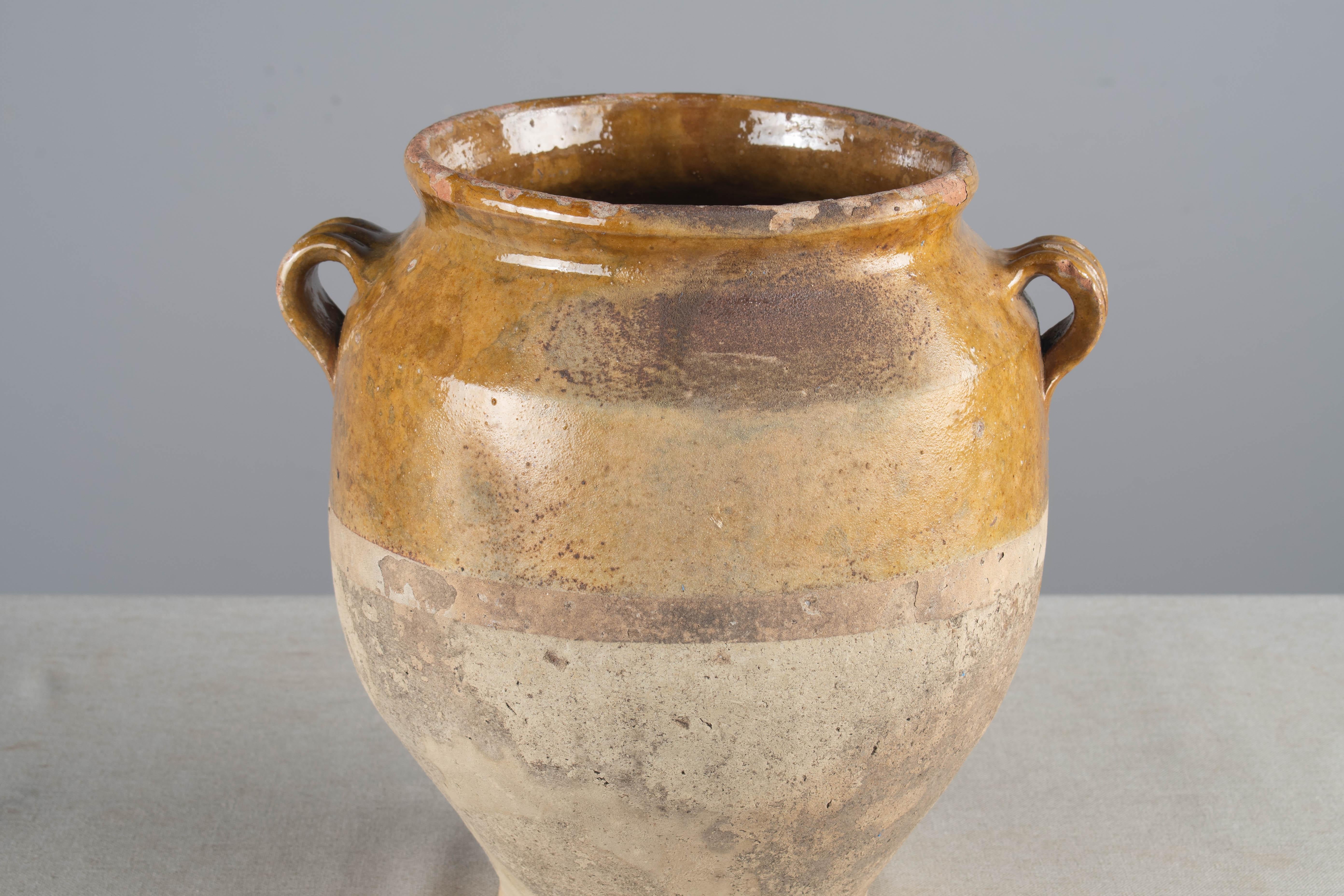 Early 20th French Terracotta Vase or Pot à Confit 11