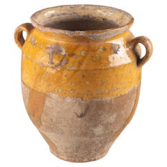 Early 20th French Terracotta Vase or Pot à Confit
