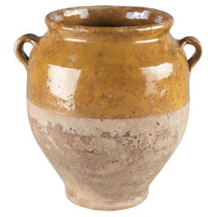 Early 20th French Terracotta Vase or Pot à Confit