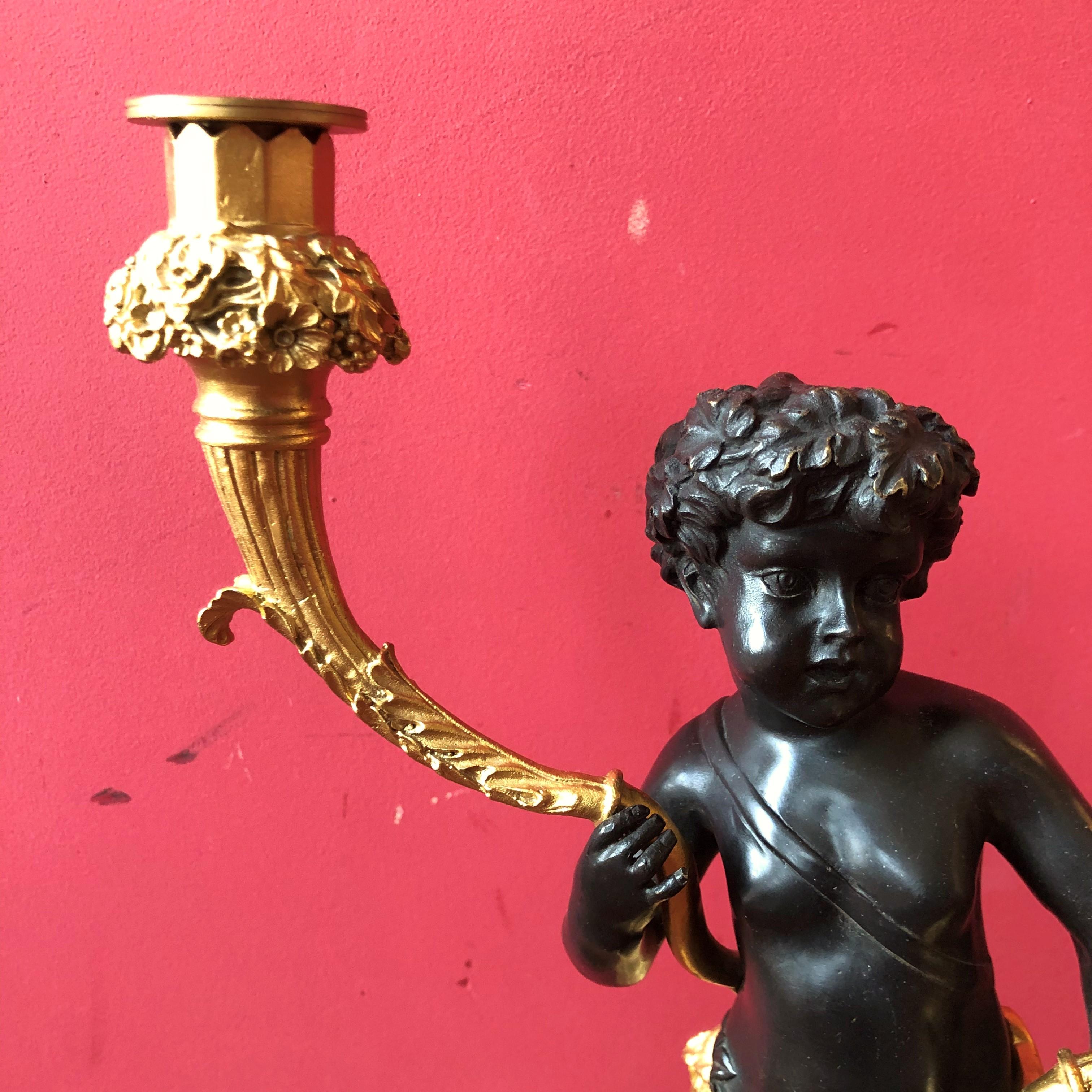 Louis XVI Early 20th Important Pair of Candelabras For Sale