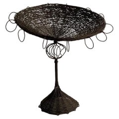 Early 20th Scandinavian metal work of a compote bowl attributed to Paavo Tynell