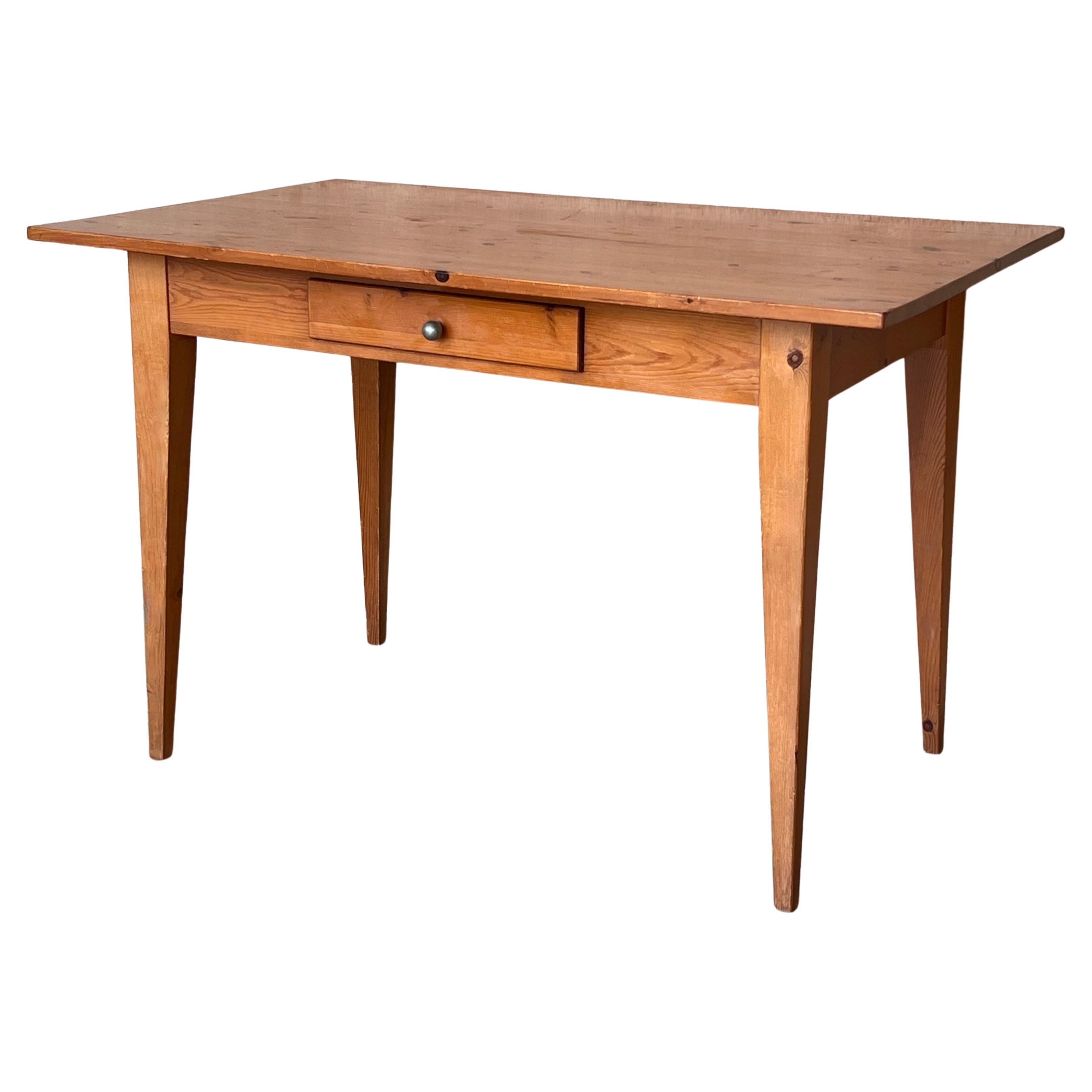 Early 20th Spanish Mobila Country Farm Desk Table or Butcher Block