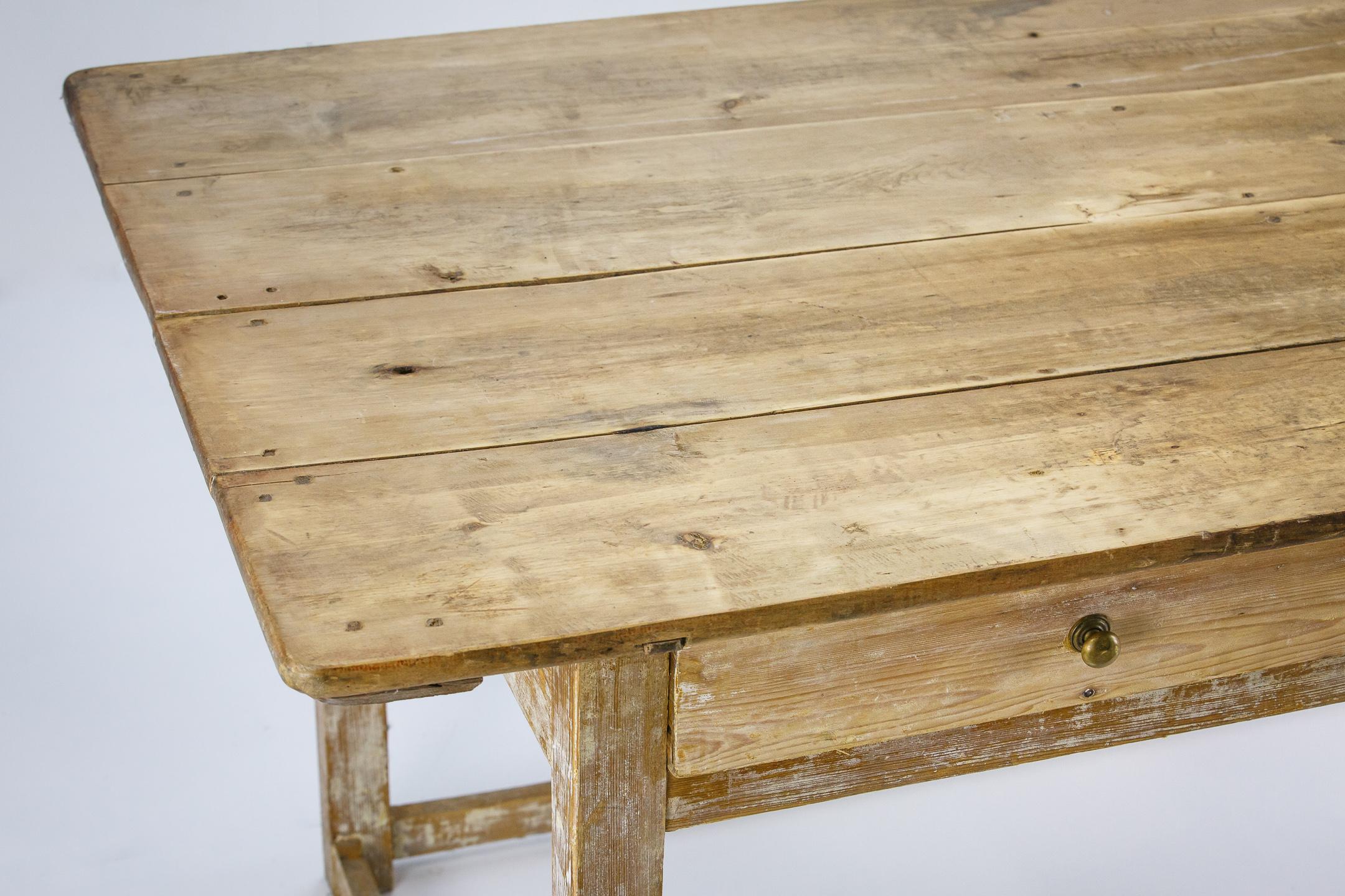 Early 20th Swedish Scrub Top Prep Table For Sale 5