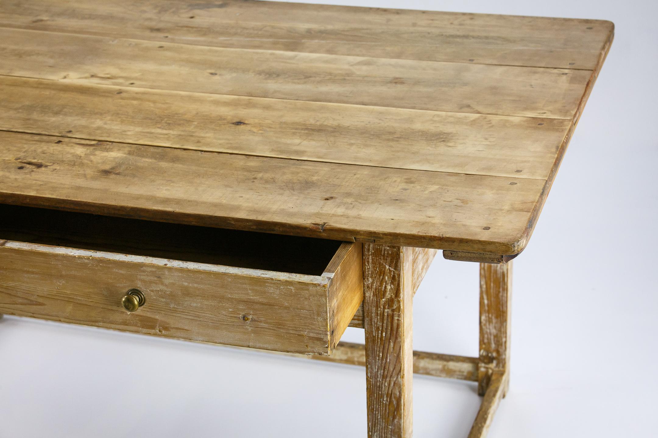 20th Century Early 20th Swedish Scrub Top Prep Table For Sale
