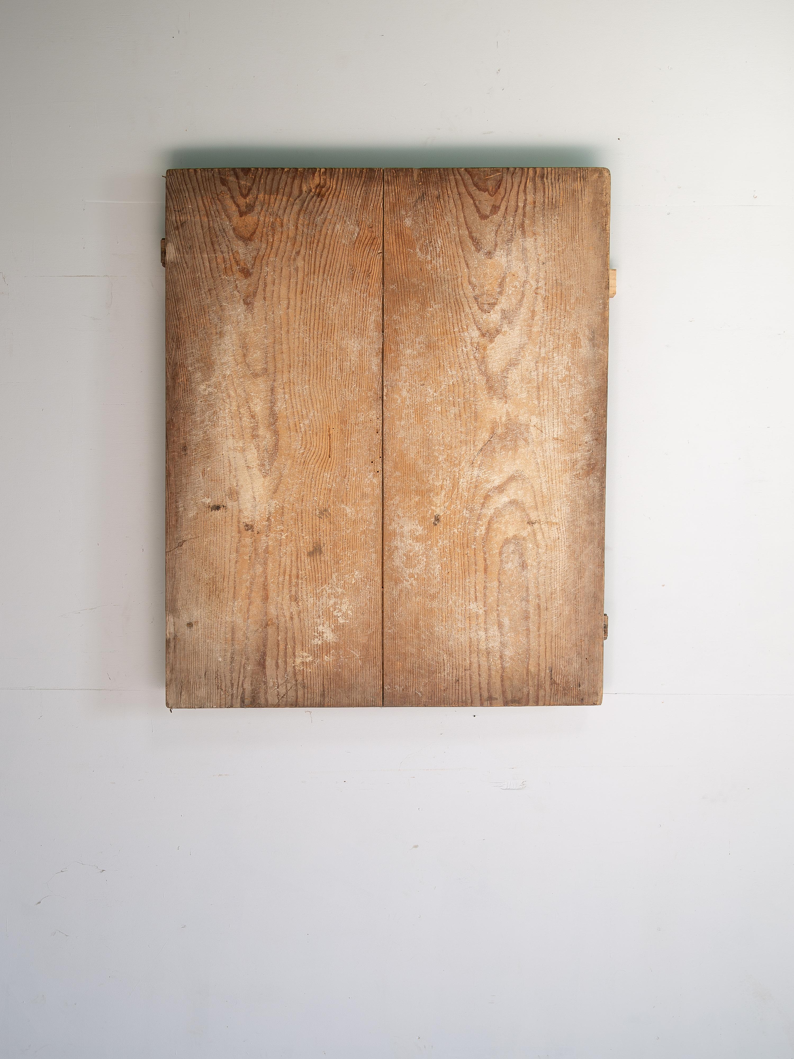 inizio 20° Wabi sabi giapponese, decorazione da parete in legno, mingei primitivo in vendita 5