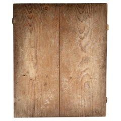 inizio 20° Wabi sabi giapponese, decorazione da parete in legno, mingei primitivo