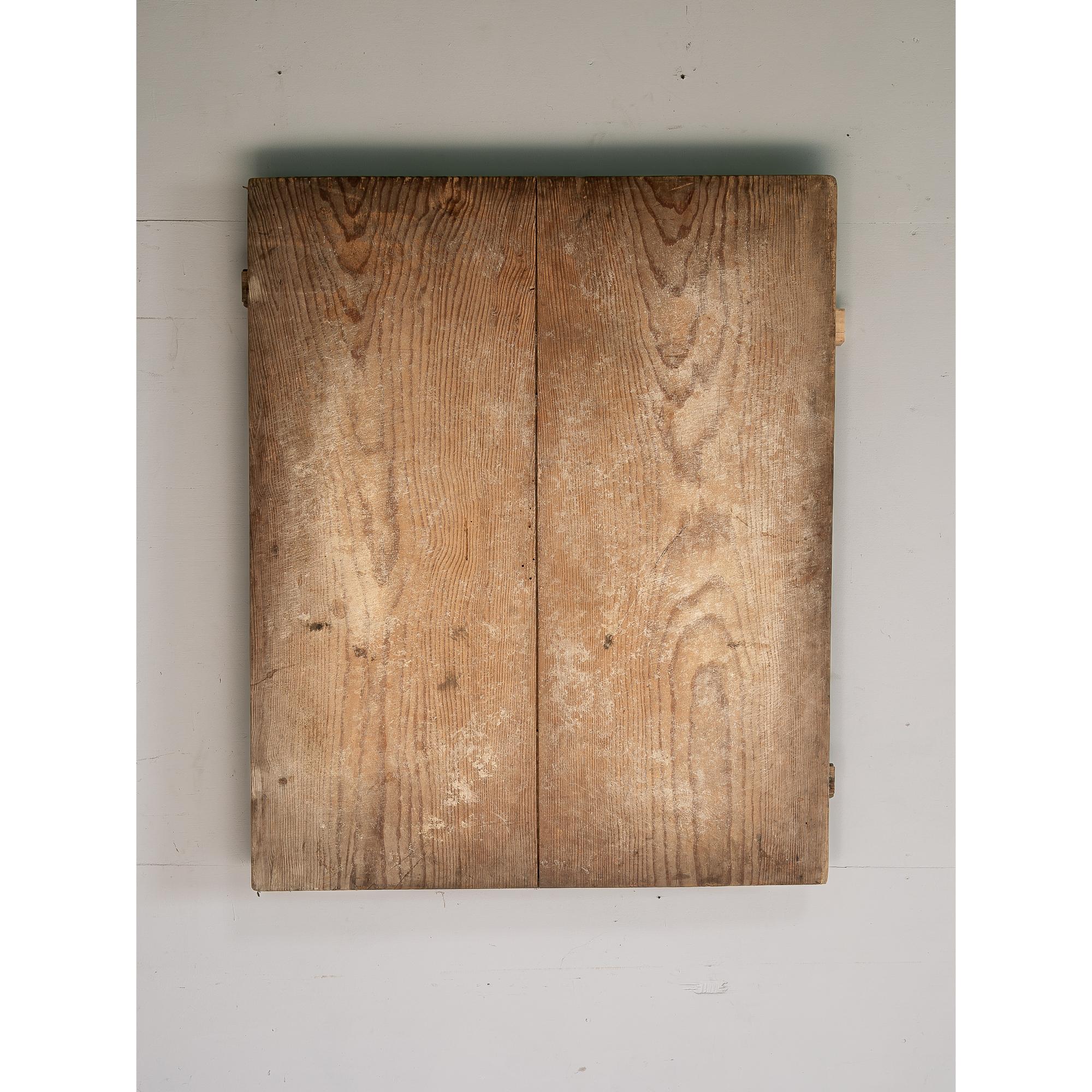Rustico inizio 20° Wabi sabi giapponese, decorazione da parete in legno, mingei primitivo in vendita