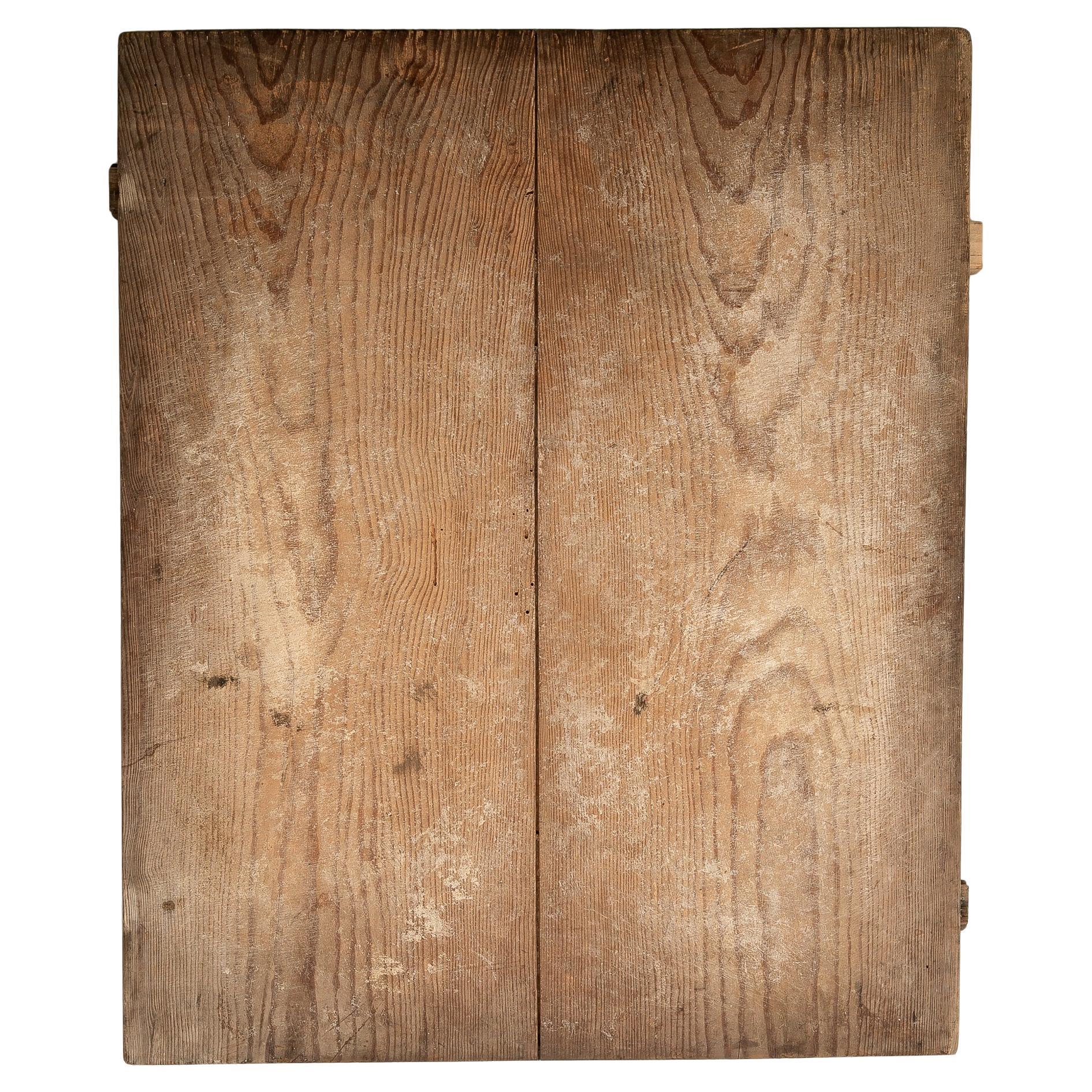 inizio 20° Wabi sabi giapponese, decorazione da parete in legno, mingei primitivo in vendita