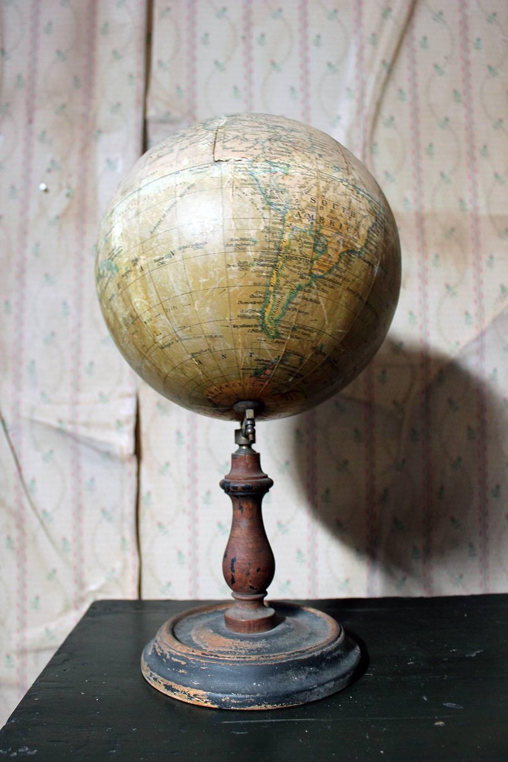 Early 20th Century 8” Terrestrial Table Globe ‘Geographia’, circa 1920-1925 4