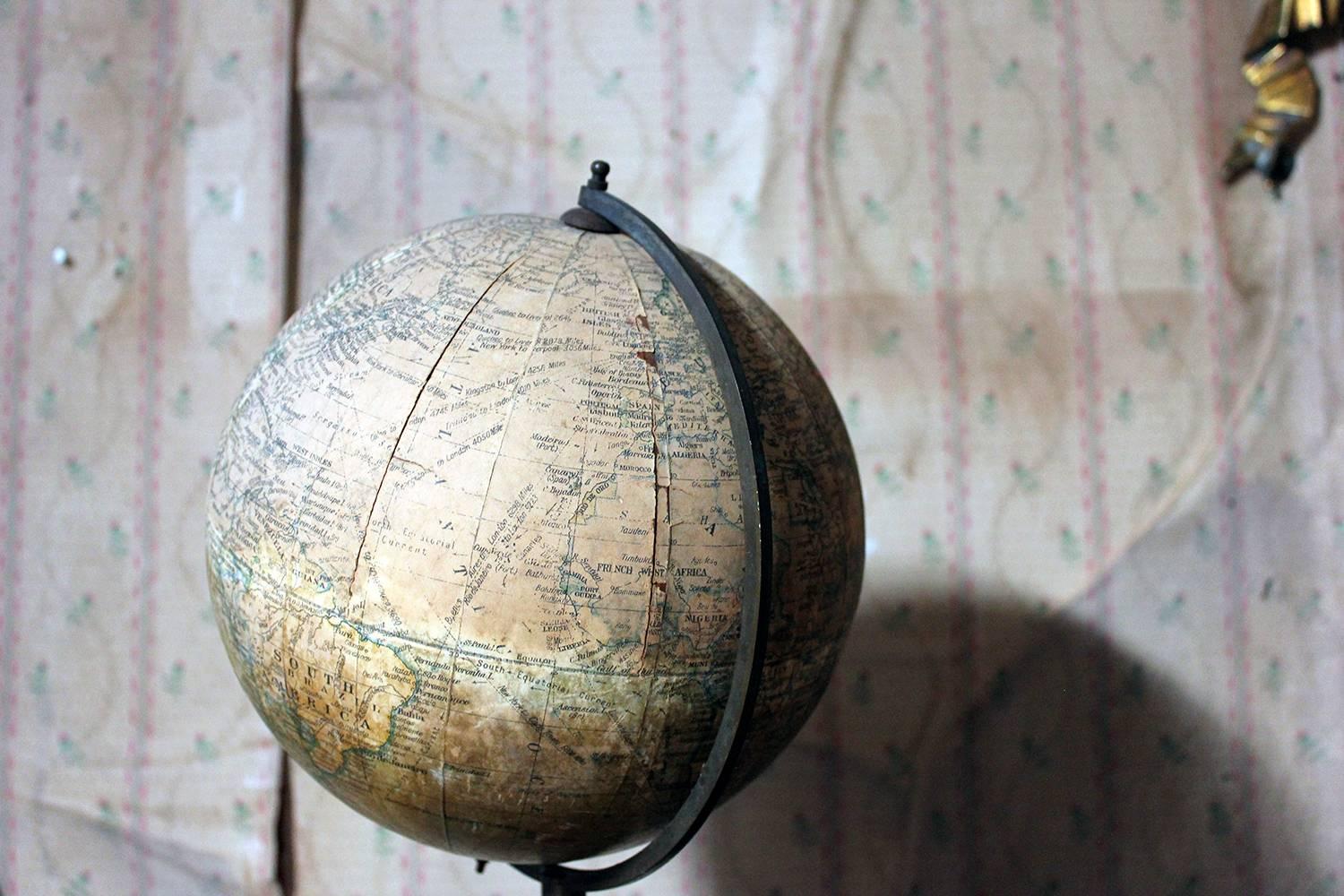 Early 20th Century 8” Terrestrial Table Globe ‘Geographia’, circa 1920-1925 1