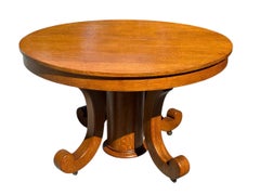 Early 20thC American Empire Dining Table