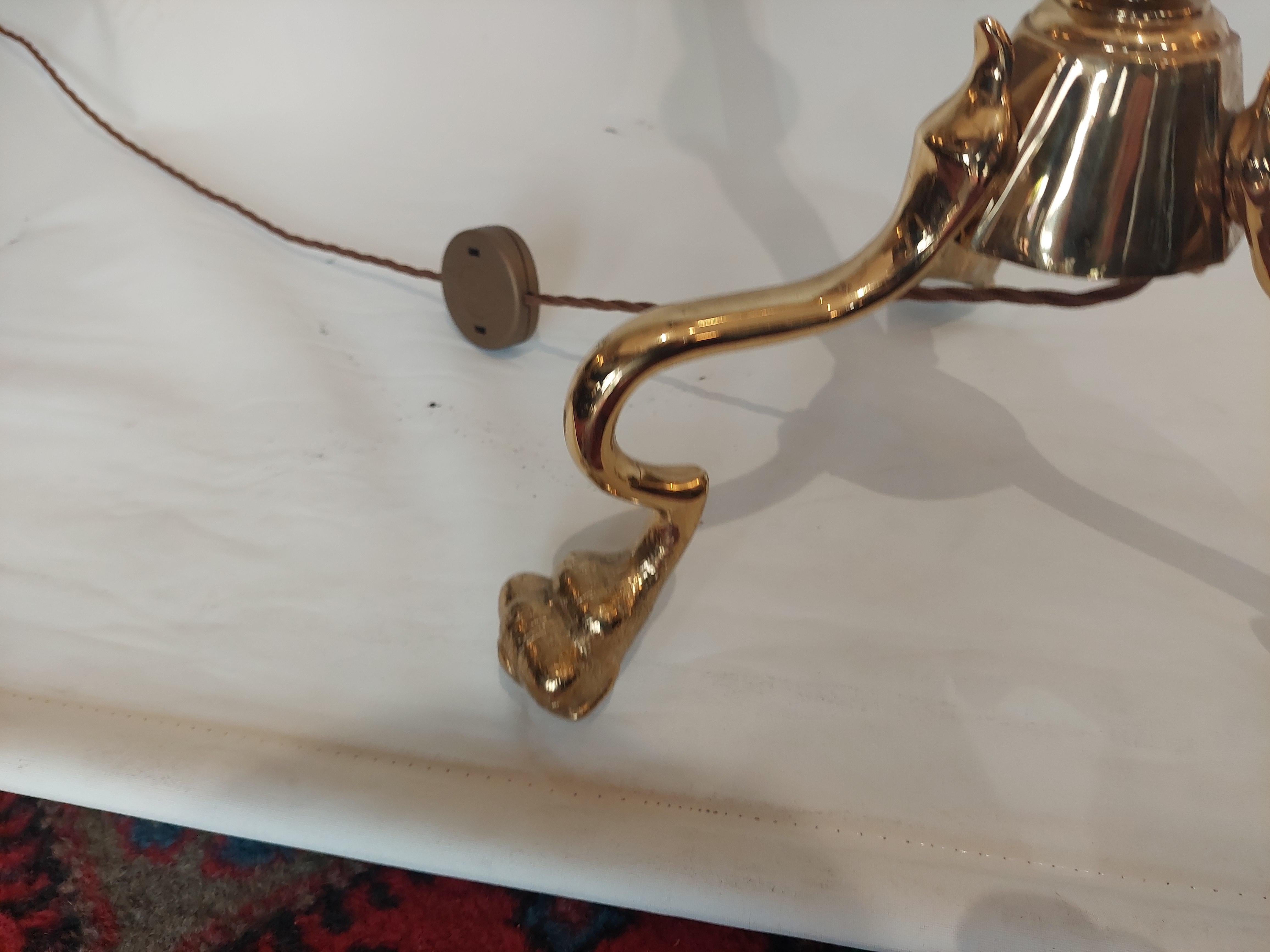 Lampe standard en laiton Art Nouveau du début du 20e siècle en vente 6
