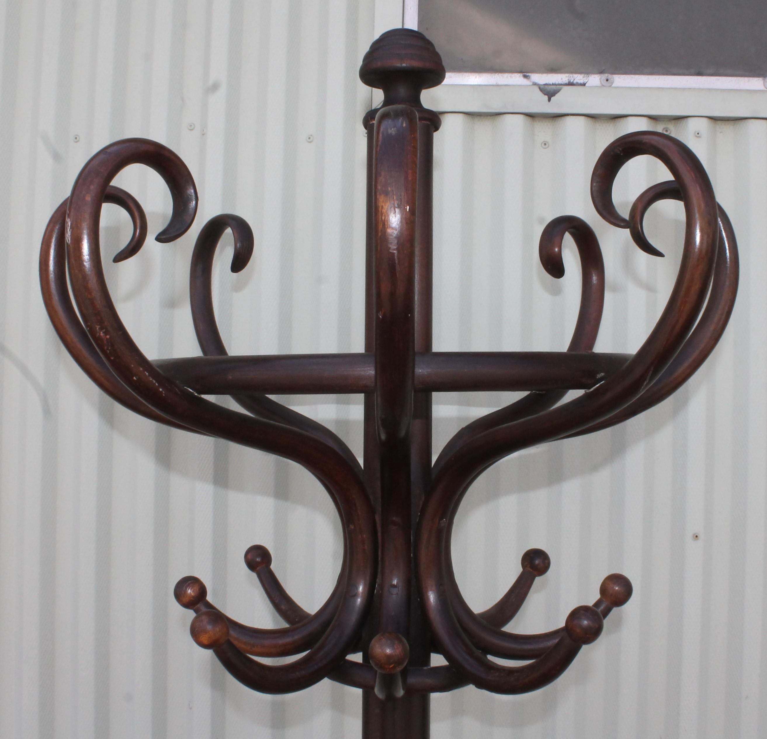 Early 20th Century Bentwood Hat and Coat Rack at 1stDibs