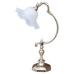 Early 20thC Brass Desk Table Lamp