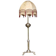 Early 20th Century Brass Standard Lamp