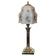 Early 20thC Brass Table Lamp