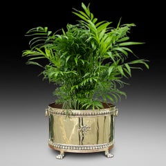 Early 20thC Brass Wine Cooler or Planter