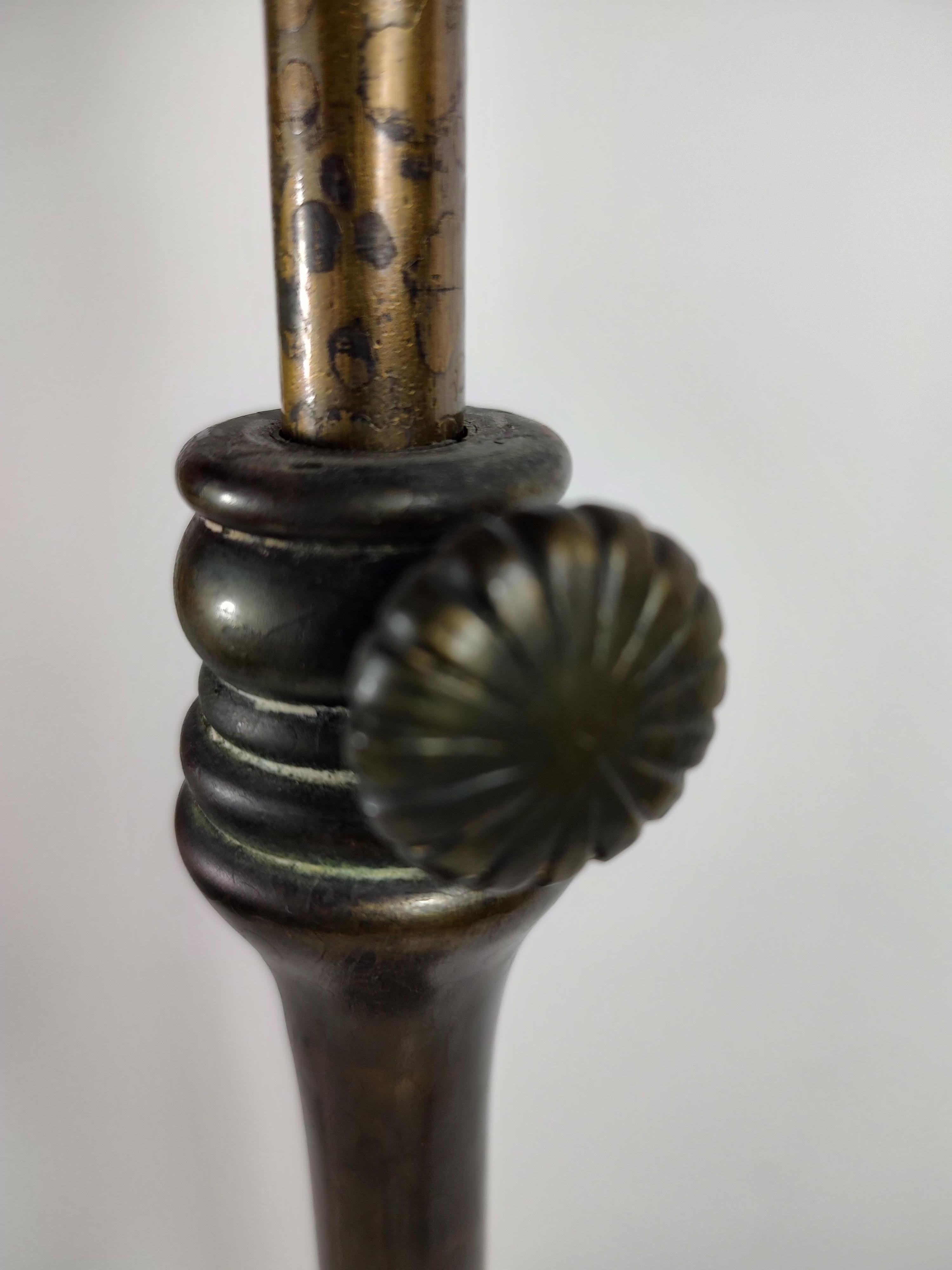 Bronze-Aschenbecherständer und Ständer aus dem frühen 20. Jahrhundert von Tiffany Studios, New York im Angebot 4