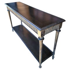 Early 20thc Bronze Italian Patinaed Console
