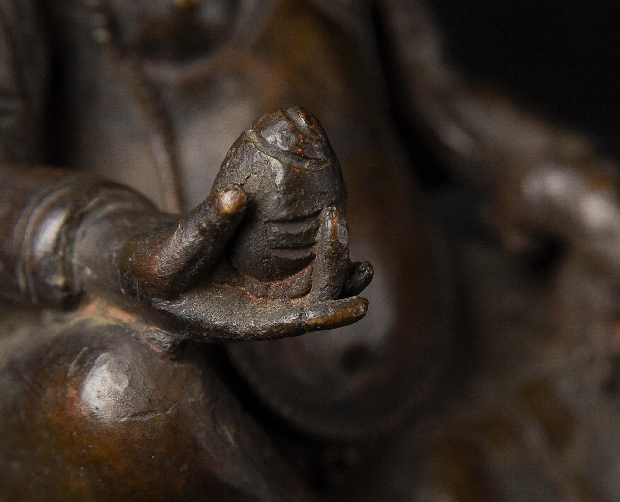Early 20thC Bronze Jambahala-Nepalese-Buddhist - 10257 For Sale 4