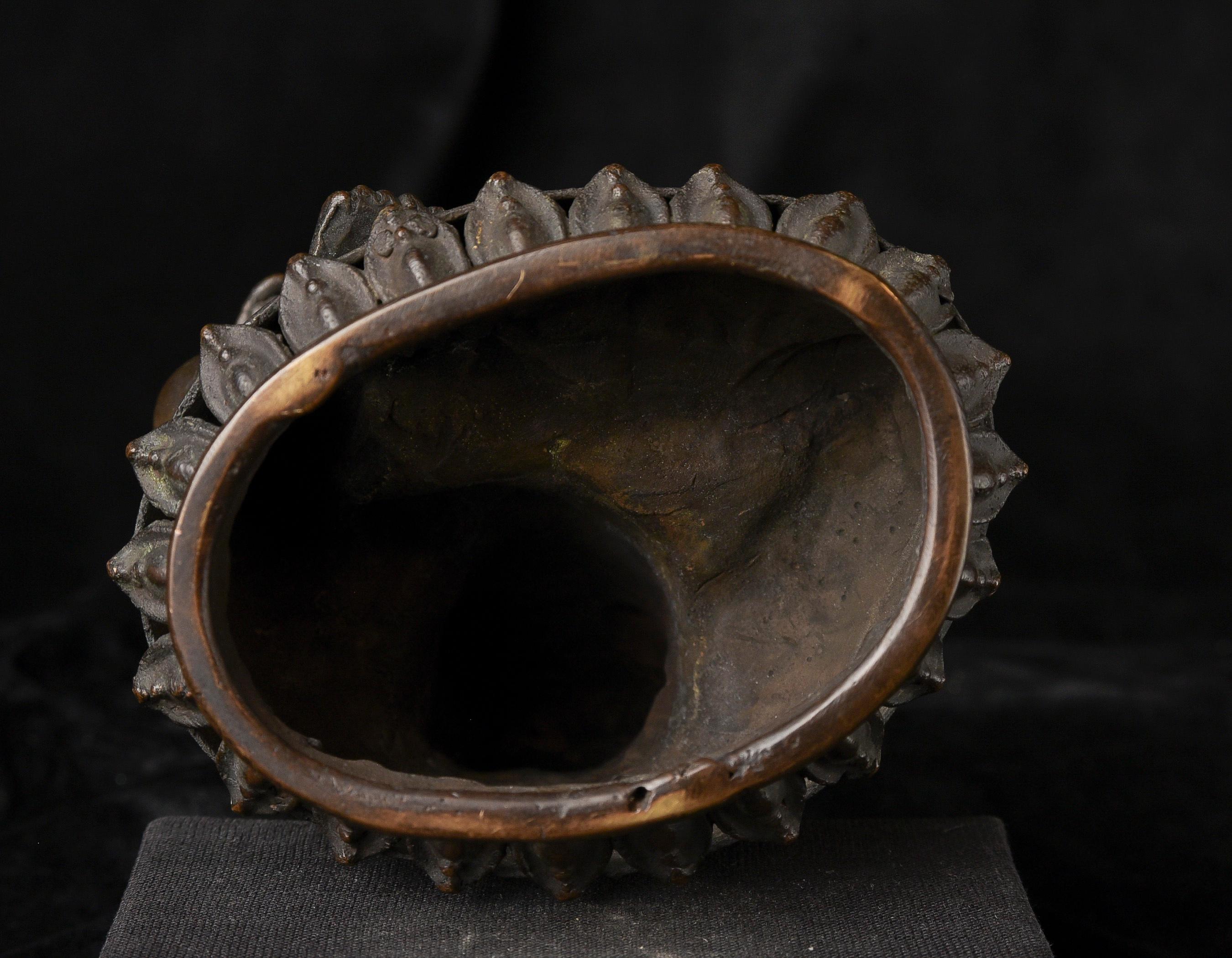 Early 20thC Bronze Jambahala-Nepalese-Buddhist - 10257 For Sale 8