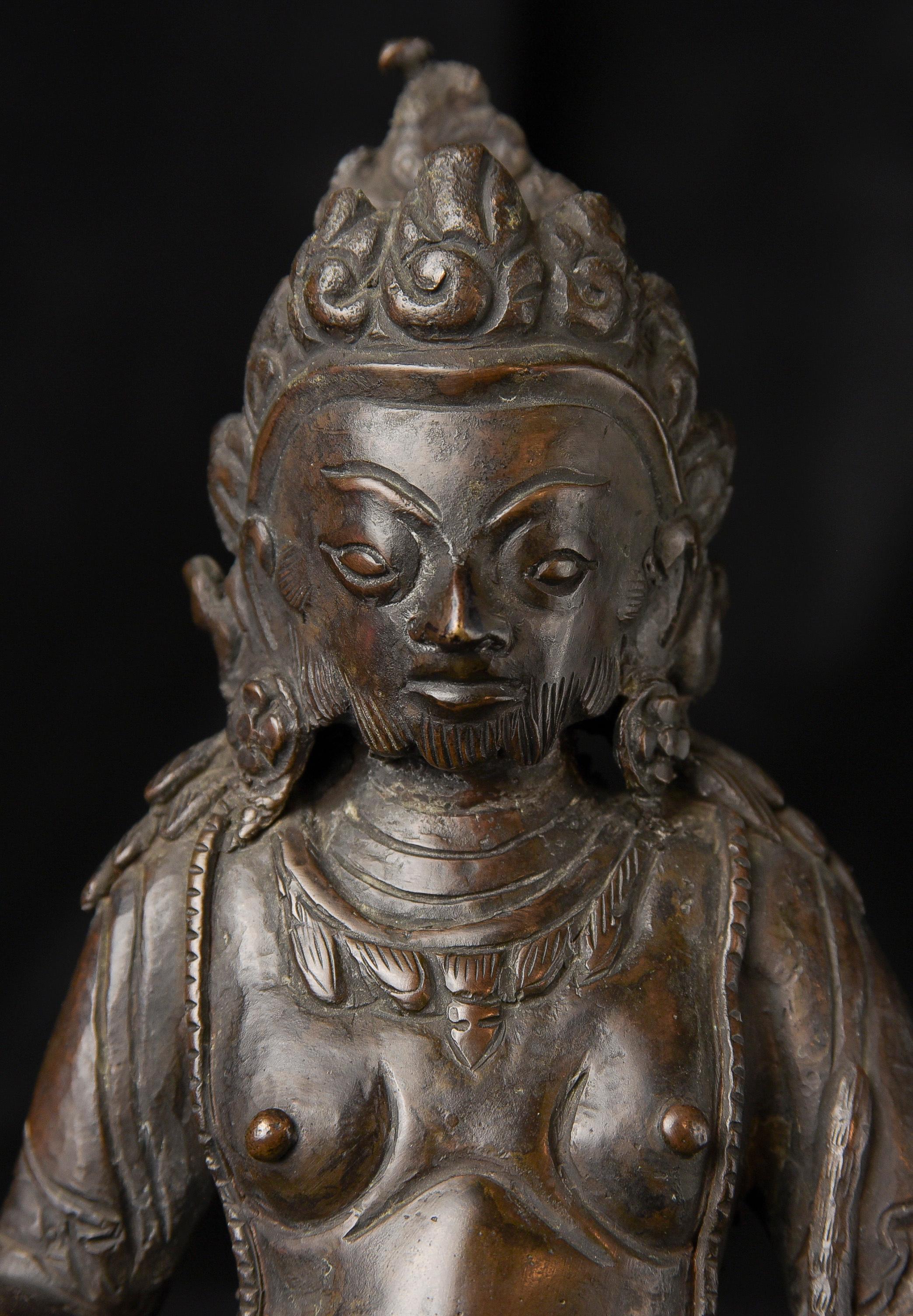 Early 20thC Bronze Jambahala-Nepalese-Buddhist - 10257 For Sale 2