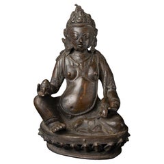 Bronzo Jambahala-Nepalese-Buddista dell'inizio del XX secolo - 10257
