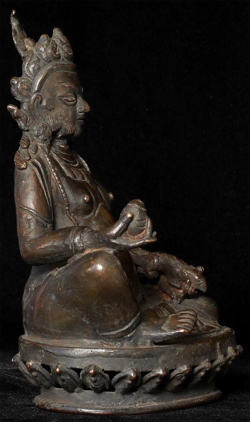 Bronze Jambahala-Nepales-Buddhist des frühen 20. Jahrhunderts - 7690 (Thailändisch) im Angebot