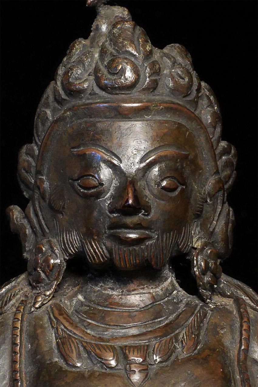 Bronze Jambahala-Nepales-Buddhist des frühen 20. Jahrhunderts - 7690 im Angebot 1