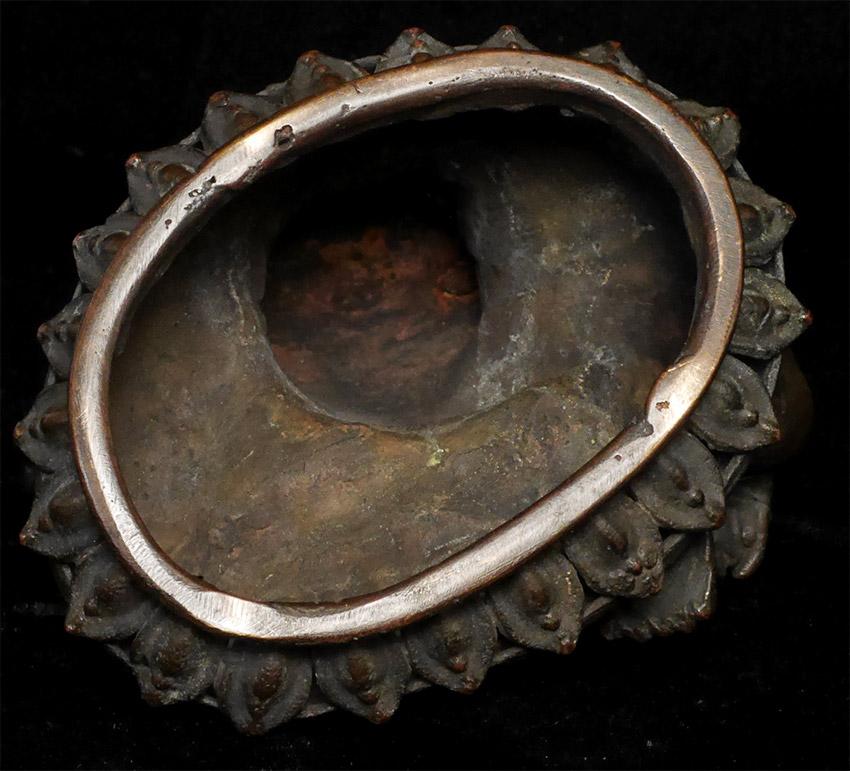 Bronze Jambahala-Nepales-Buddhist des frühen 20. Jahrhunderts - 7690 im Angebot 3