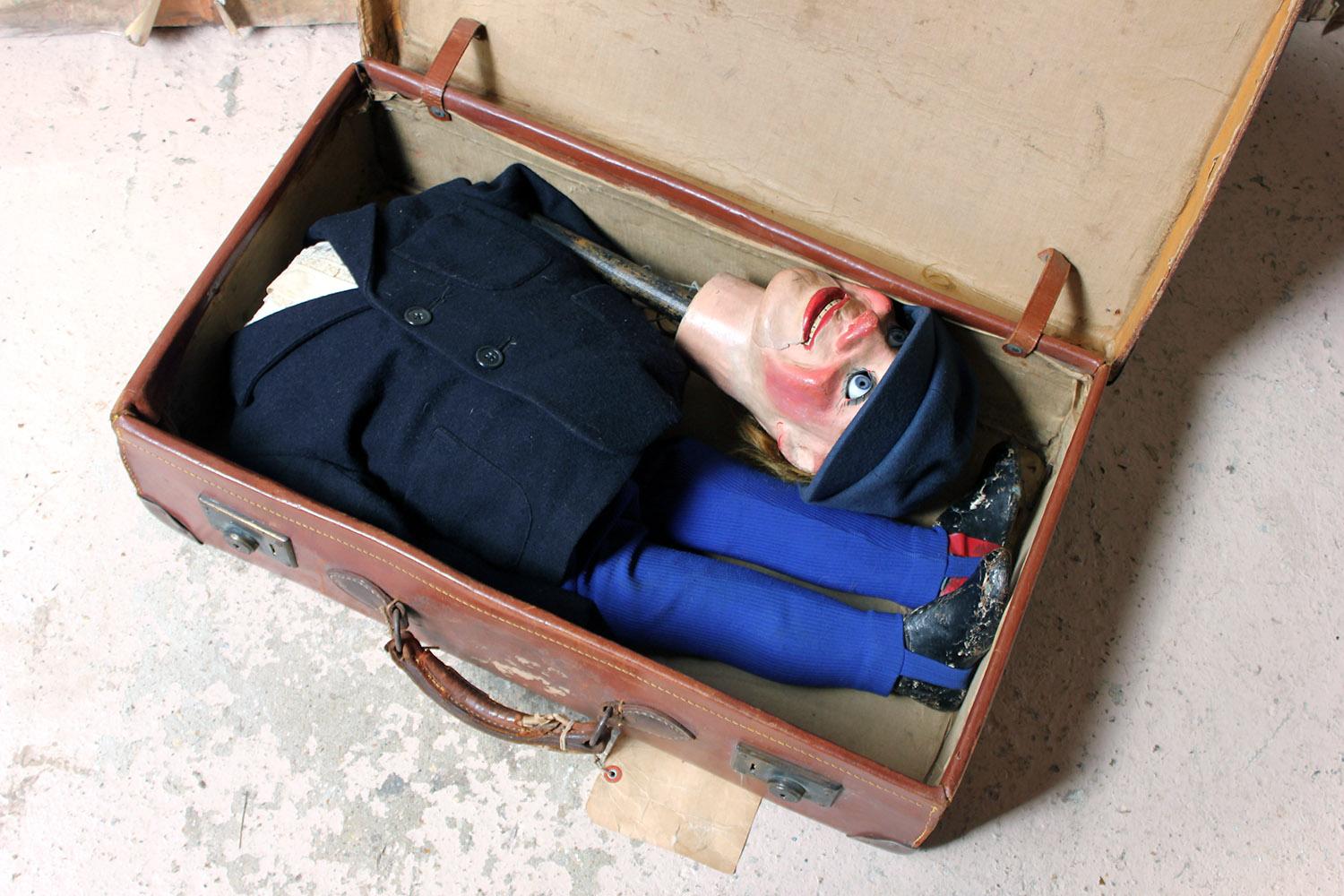 Early 20th Century Cased Ventriloquist’s Dummy by Arthur Quisto 5