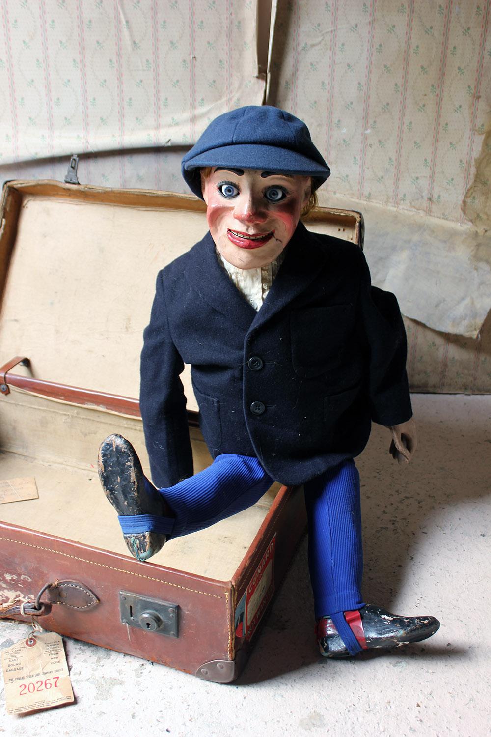 Early 20th Century Cased Ventriloquist’s Dummy by Arthur Quisto 6