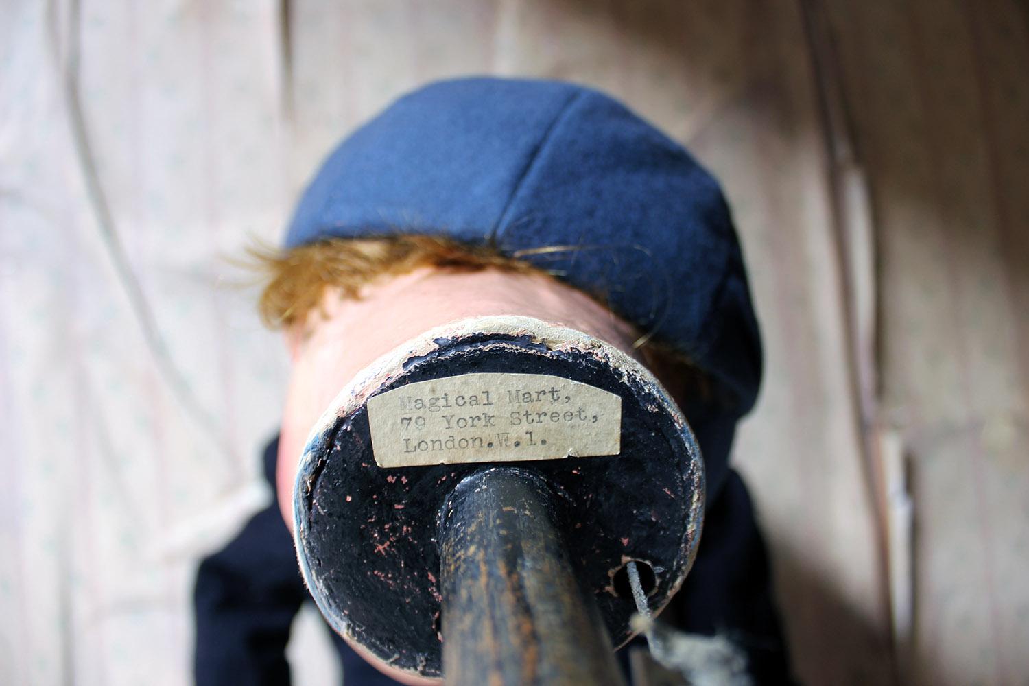 Early 20th Century Cased Ventriloquist’s Dummy by Arthur Quisto In Good Condition In Bedford, Bedfordshire